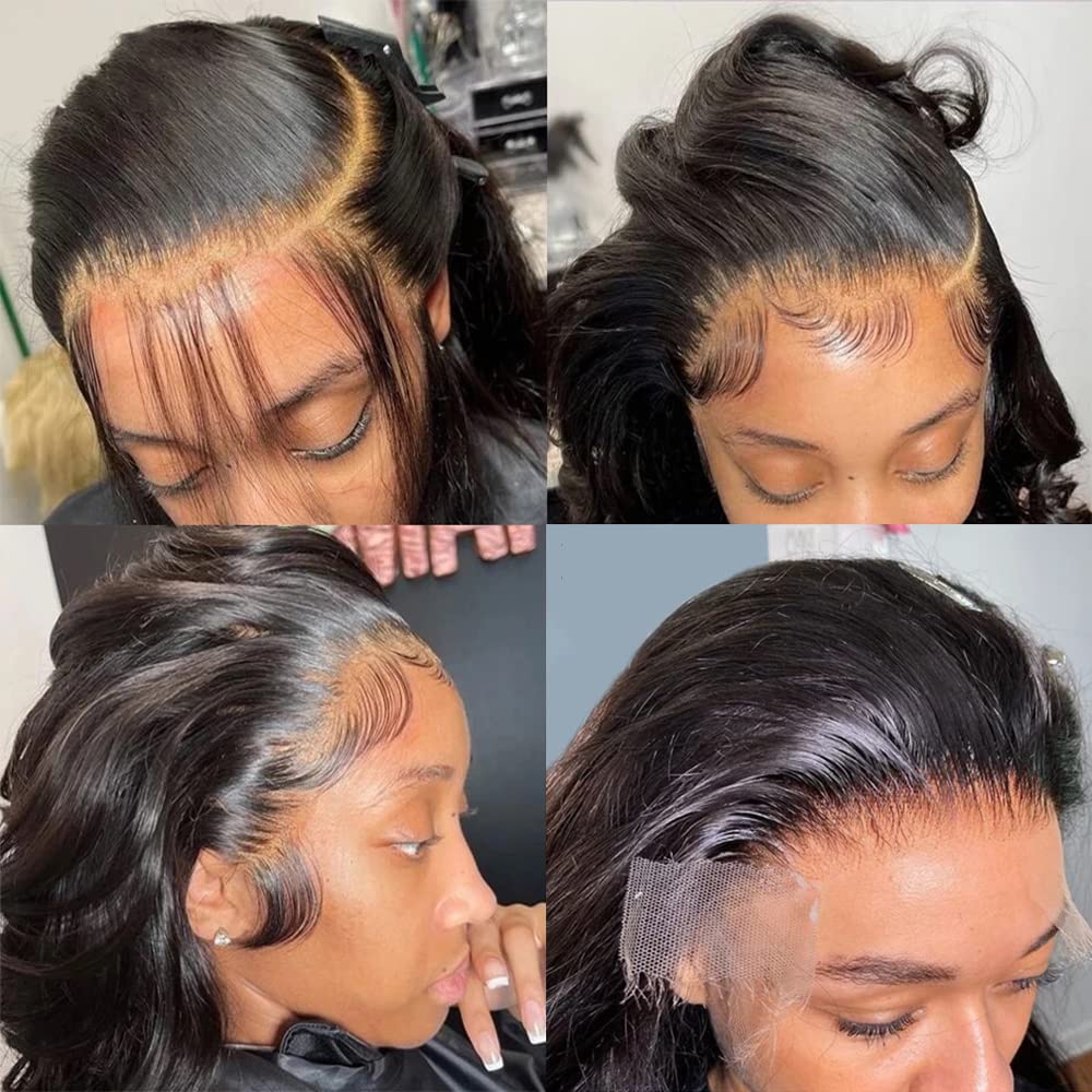 Natural Color Body Wave Lace Front Human Hair Wigs