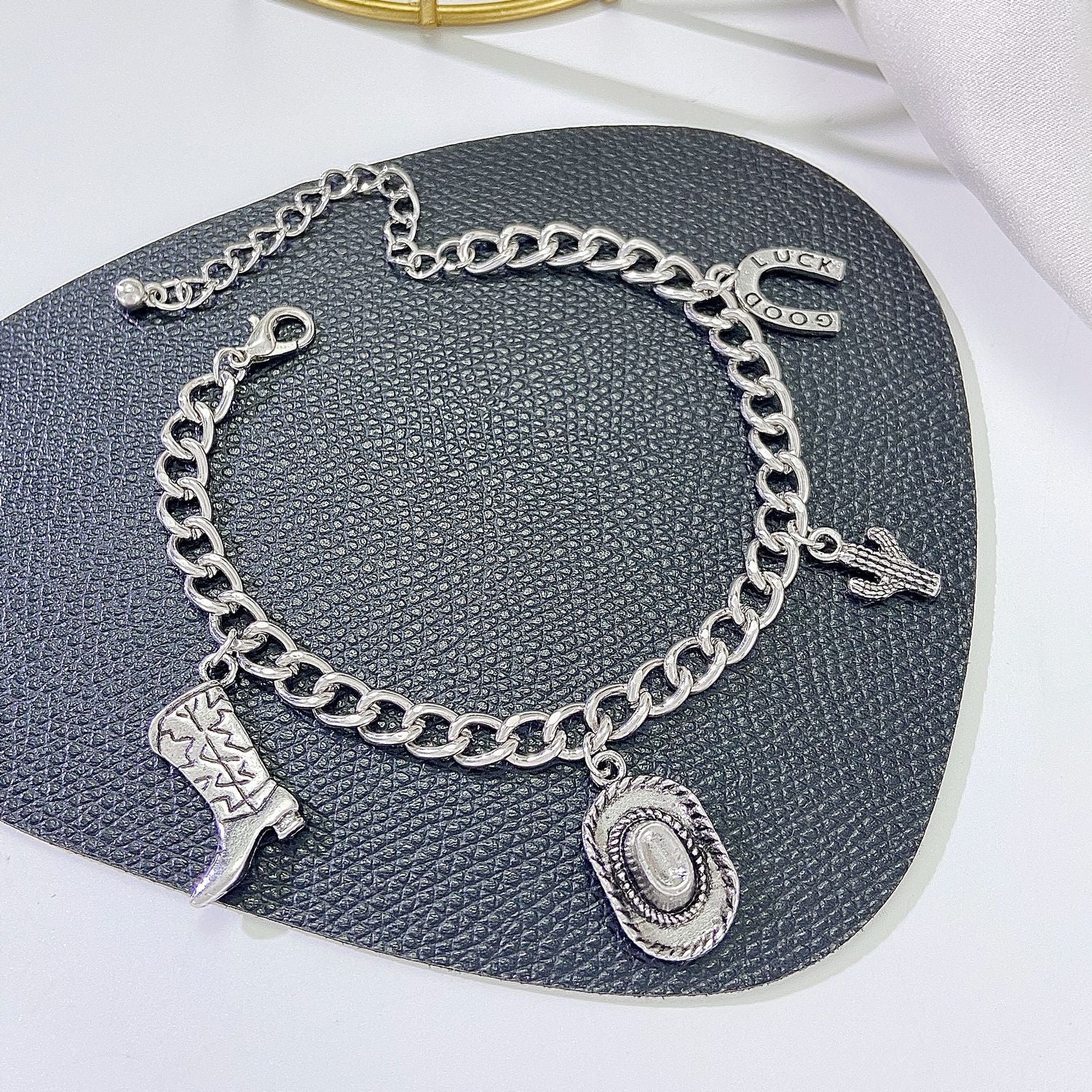 Multi-layer Leather Boots Bracelet