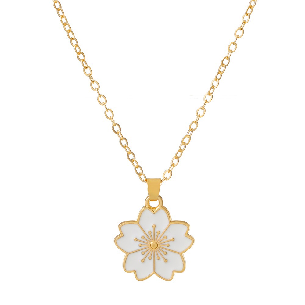 Simple Cherry Blossom Necklace