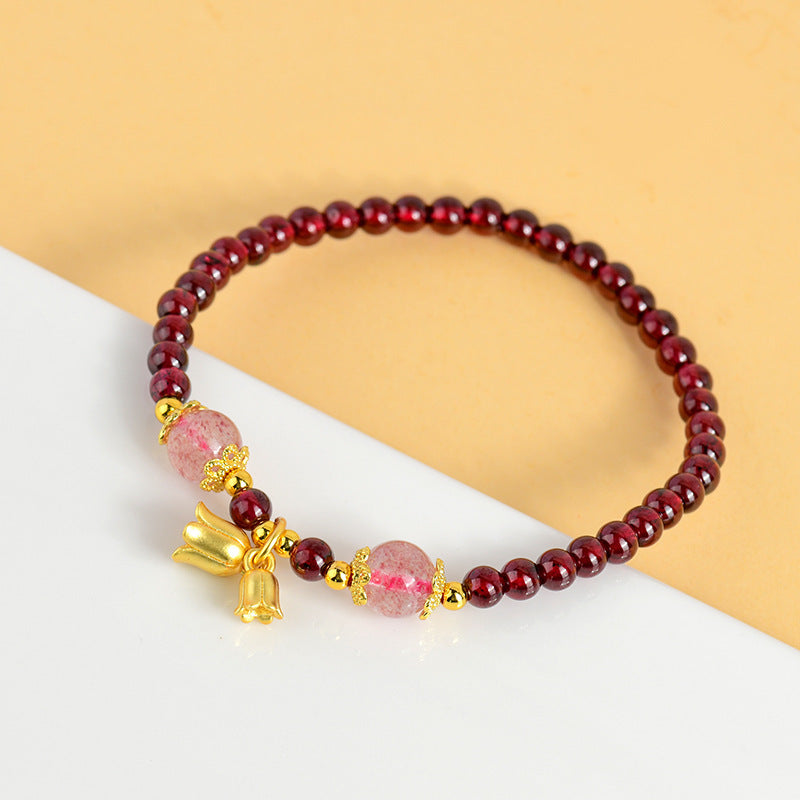 Gourd Bracelet Garnet Bracelet