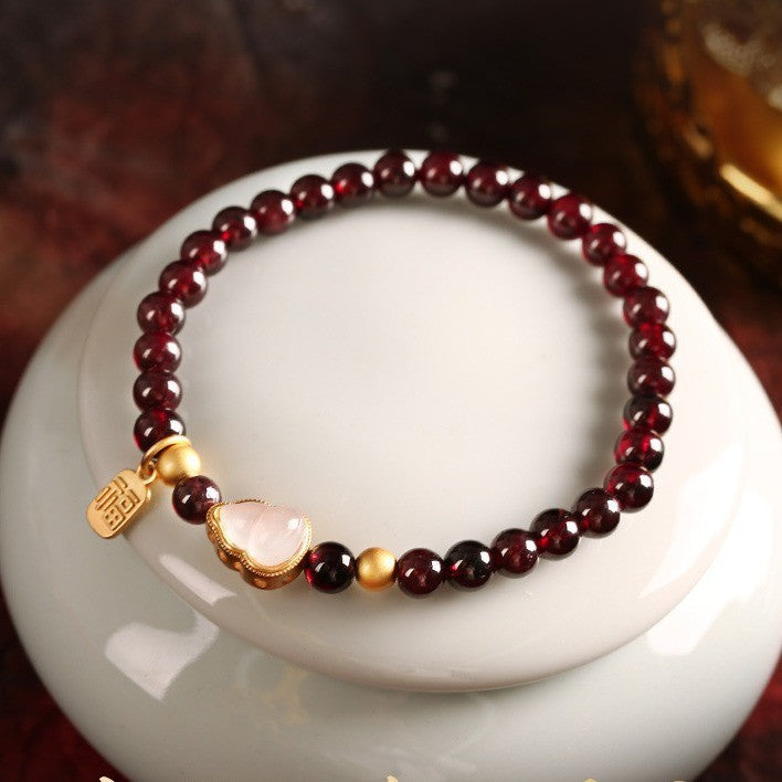 Gourd Bracelet Garnet Bracelet