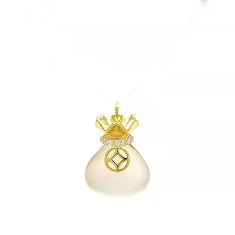 Vintage Money Bag Necklace