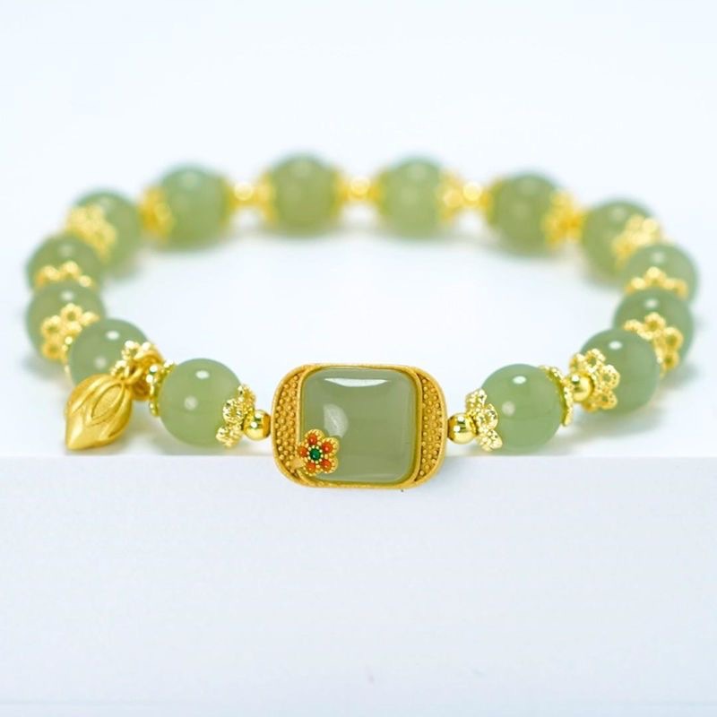 Cube Sugar Lotus Seedpod Bracelet