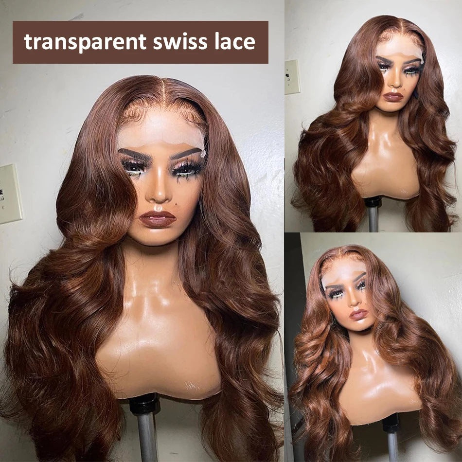 Brown Lace Front Hair Human Wigs