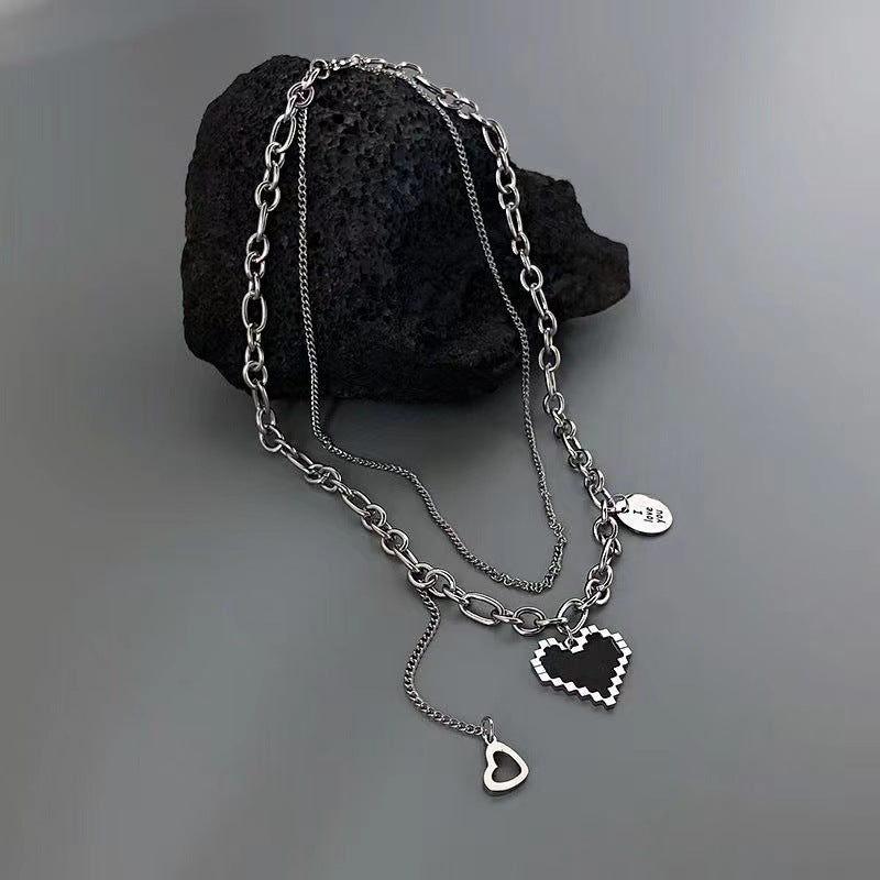 Double-layer Titanium Steel Necklace