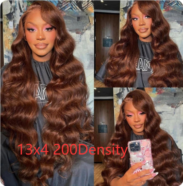 Brown Lace Front Hair Human Wigs
