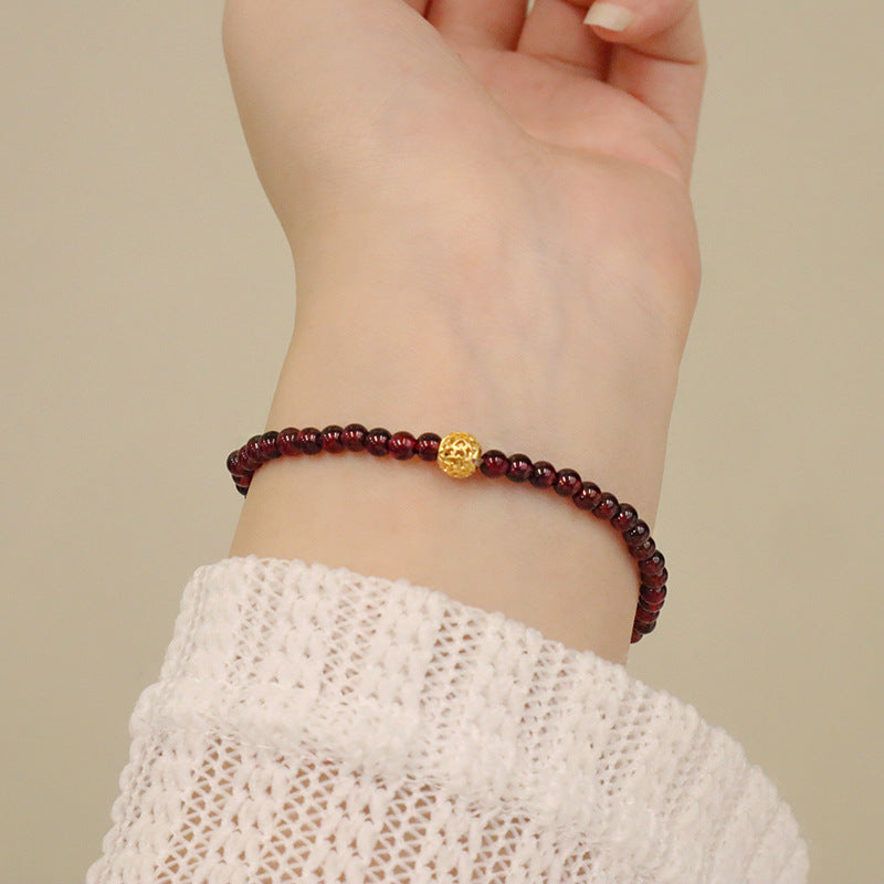 Gourd Bracelet Garnet Bracelet