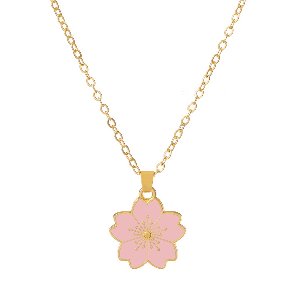 Simple Cherry Blossom Necklace