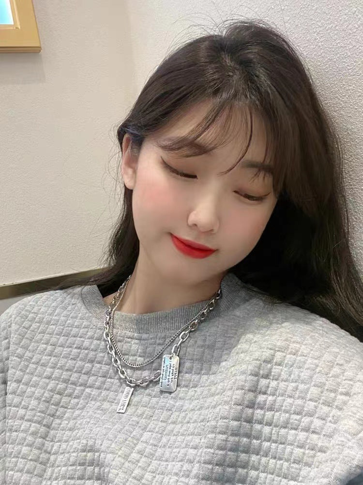 Double-layer Titanium Steel Necklace