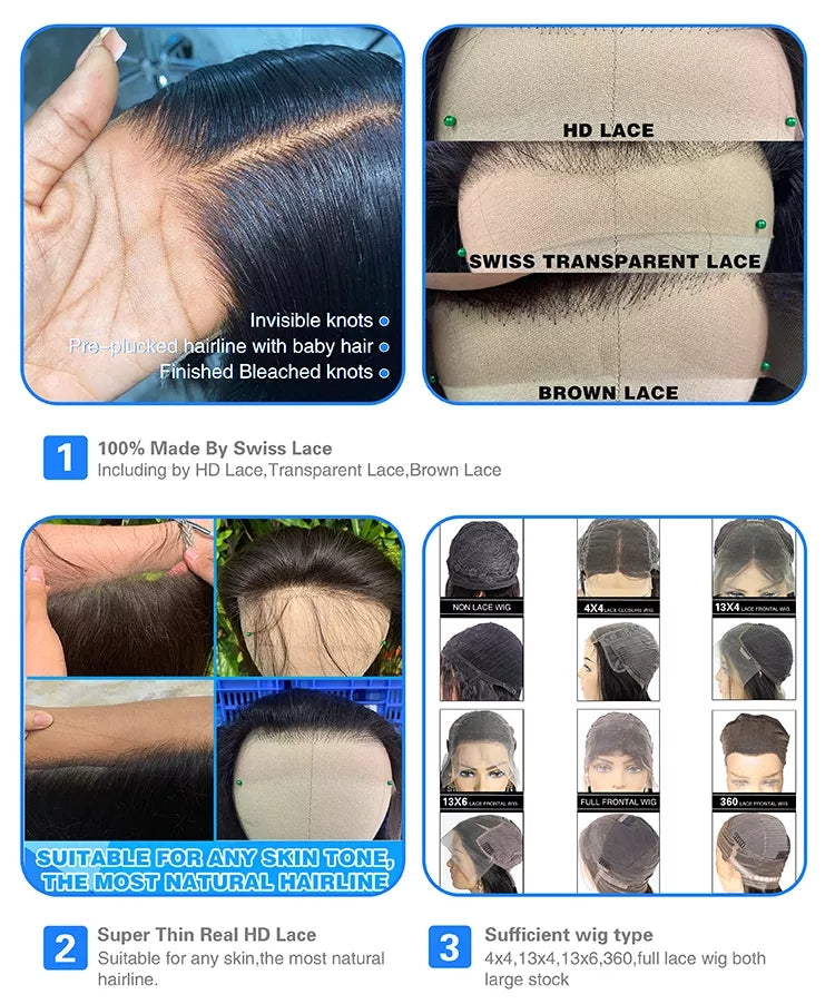 Virgin Human Hair Wigs