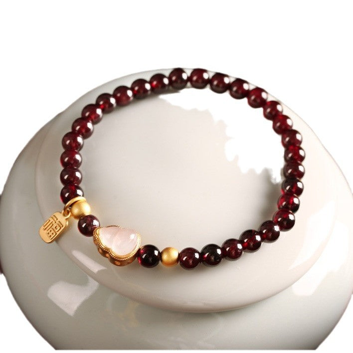 Gourd Bracelet Garnet Bracelet