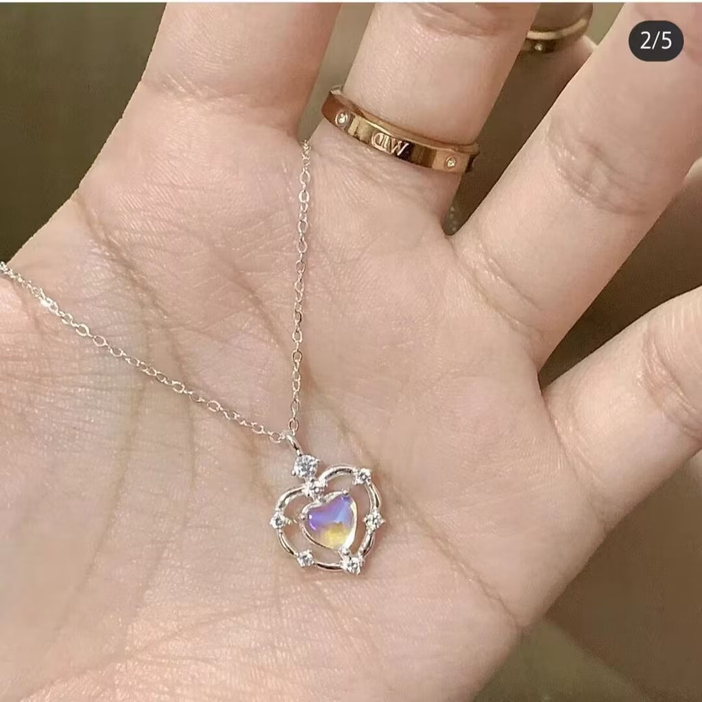 Gradient Heart Necklace