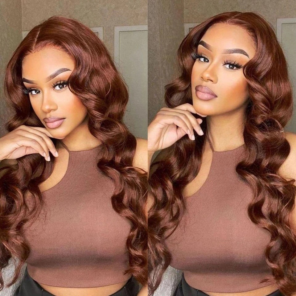 Brown Lace Front Hair Human Wigs
