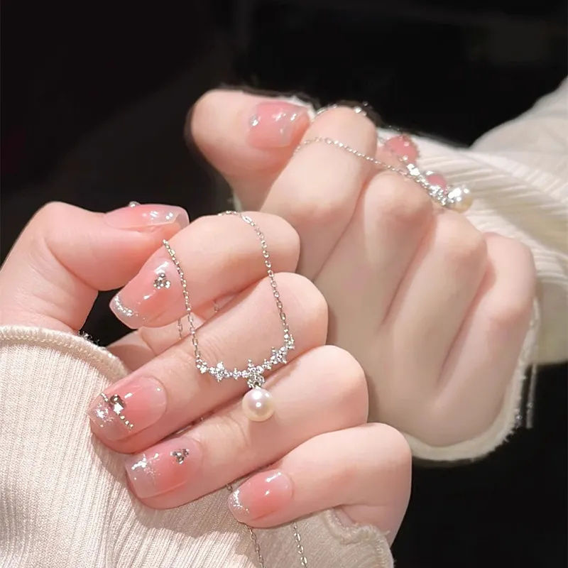 Small Pearl Zircon Necklace