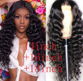 Human Hair Loose Deep Lace Frontal Wigs